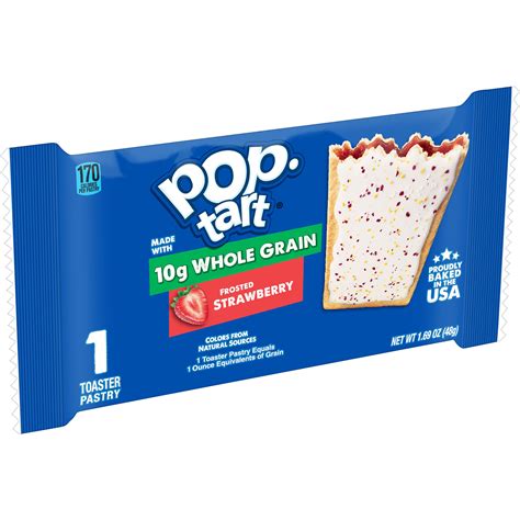 How much fat is in frosted strawberry - calories, carbs, nutrition