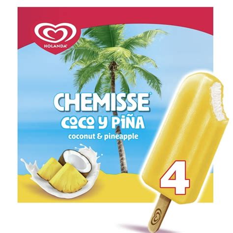 How much fat is in frozen novelties, ice type, pineapple-coconut - calories, carbs, nutrition