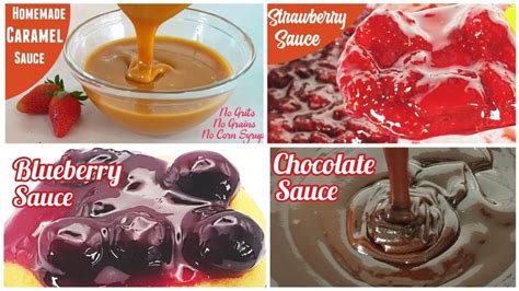 How much fat is in fruit dessert sauce - calories, carbs, nutrition