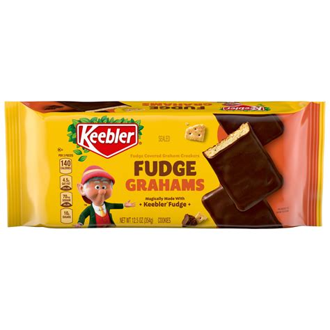How much fat is in fudge graham - calories, carbs, nutrition