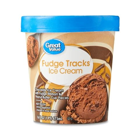 How much fat is in fudge tracks - calories, carbs, nutrition