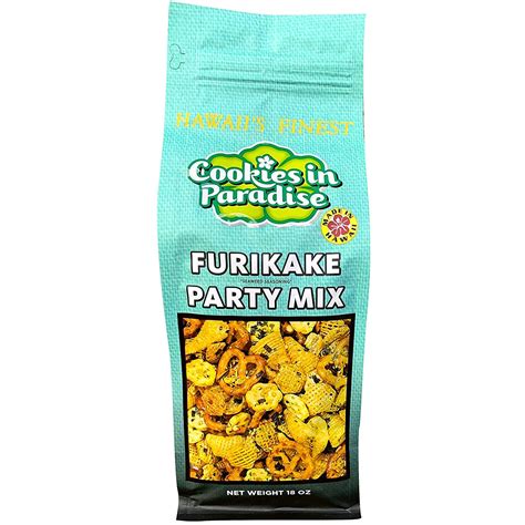 How much fat is in furikake party mix - calories, carbs, nutrition