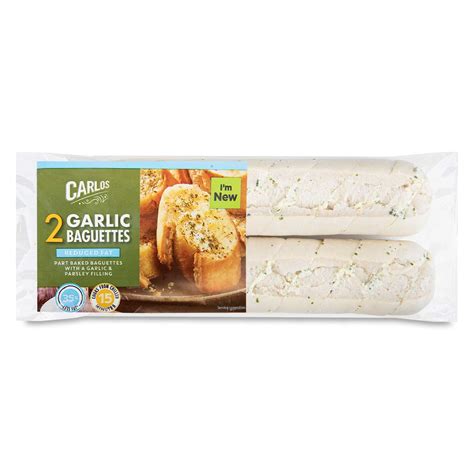 How much fat is in garlic baguette - calories, carbs, nutrition