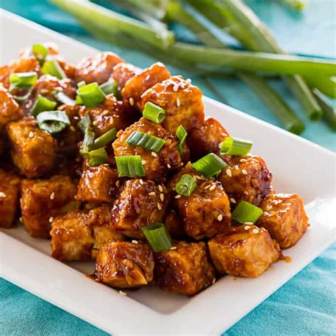 How much fat is in garlic orange chili tofu - calories, carbs, nutrition