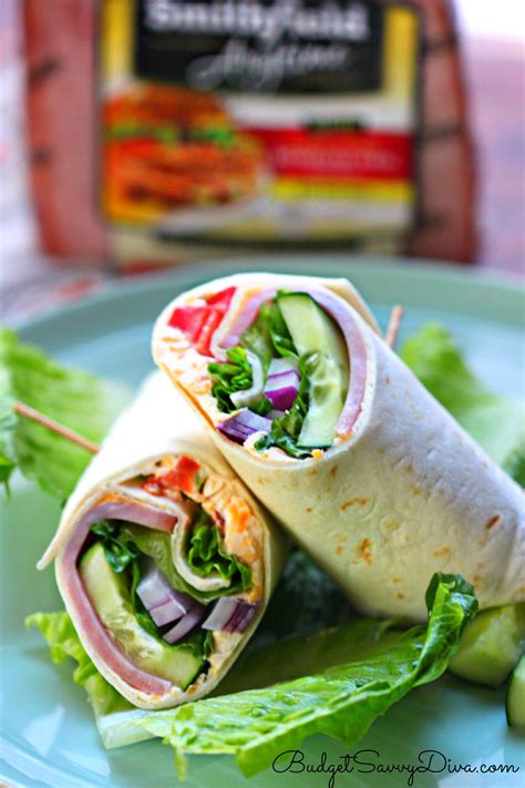 How much fat is in gateway club ham wrap - calories, carbs, nutrition