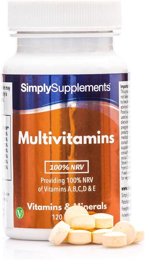 How much fat is in general wellbeing multivitamins - calories, carbs, nutrition