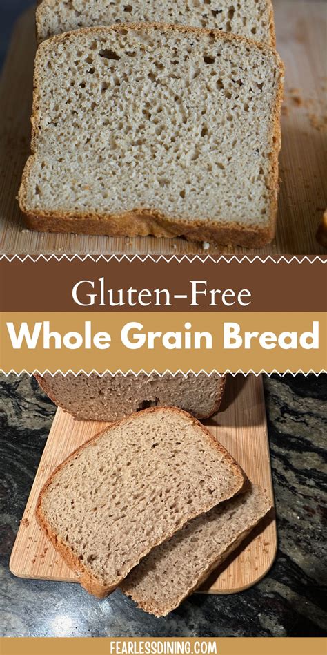 How much fat is in gf whole grain bread - calories, carbs, nutrition