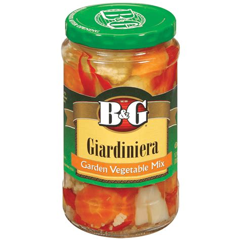 How much fat is in giardiniera - calories, carbs, nutrition