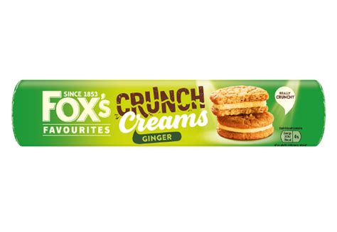 How much fat is in ginger crunch creams - calories, carbs, nutrition