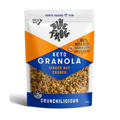 How much fat is in ginger nut crunch - calories, carbs, nutrition
