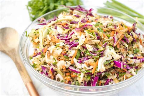 How much fat is in ginger slaw, tossed with vinaigrette - calories, carbs, nutrition