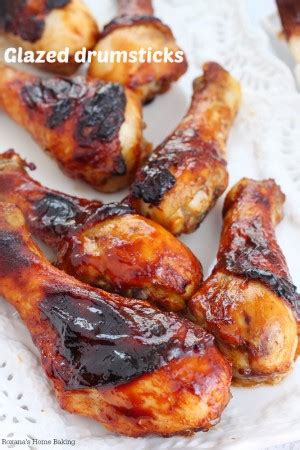 How much fat is in glazed chicken drumsticks - calories, carbs, nutrition