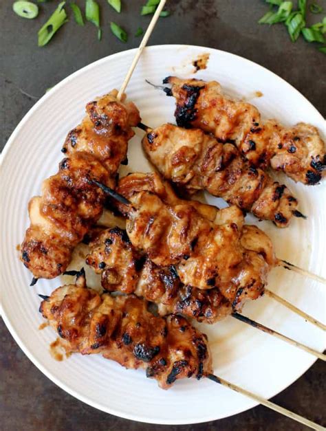 How much fat is in glazed chicken skewers with brown rice - calories, carbs, nutrition