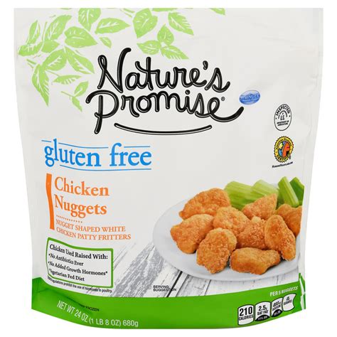 How much fat is in gluteen free chicken nuggets - calories, carbs, nutrition