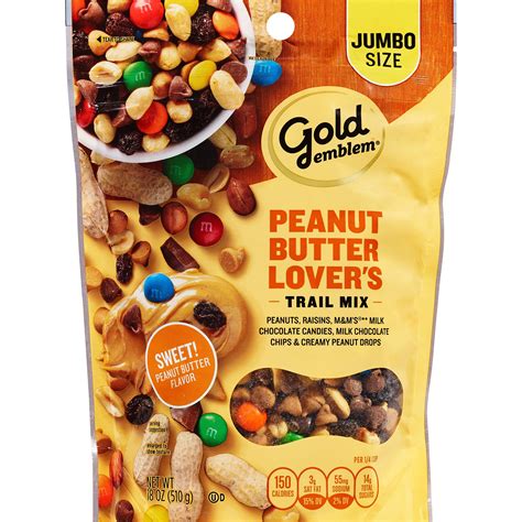 How much fat is in gold emblem trail mix - calories, carbs, nutrition