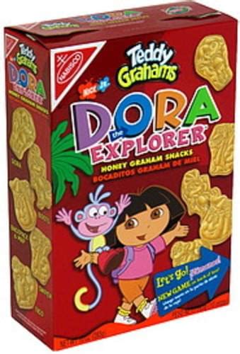 How much fat is in graham snacks - dora the explorer - calories, carbs, nutrition