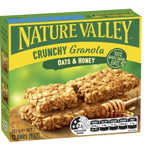 How much fat is in granola bar nature valley assorted - calories, carbs, nutrition