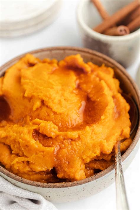How much fat is in granola maple mashed sweet potatoes - calories, carbs, nutrition