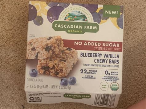 How much fat is in granola vanilla blueberry - calories, carbs, nutrition