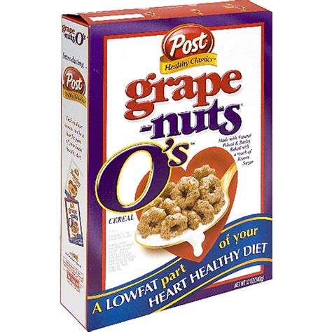 How much fat is in grape-nuts o's - calories, carbs, nutrition