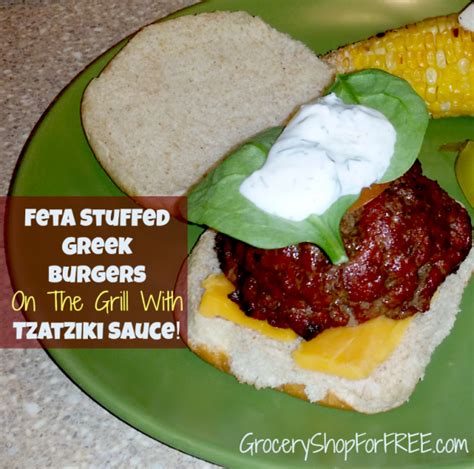 How much fat is in grecian stuffed burger - calories, carbs, nutrition