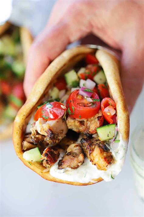 How much fat is in greek festival grilled chicken gyro - calories, carbs, nutrition