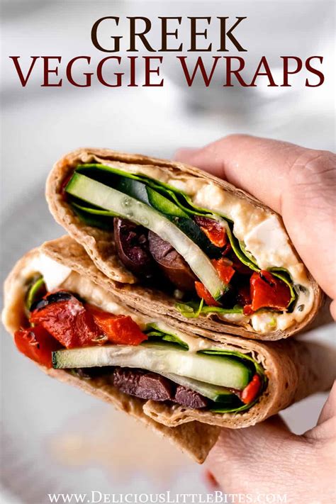 How much fat is in greek vegetable wrap - calories, carbs, nutrition