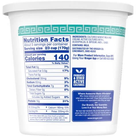 How much fat is in greek yogurt & fruit parfait (9oz) - calories, carbs, nutrition