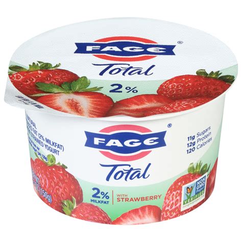 How much fat is in greek yogurt 2% strawberry & banana - calories, carbs, nutrition