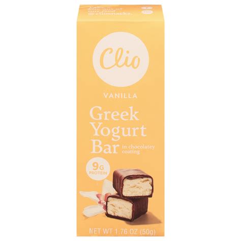 How much fat is in greek yogurt bar - calories, carbs, nutrition