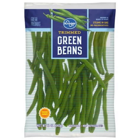 How much fat is in green bean fresh trimmed blanched 4 oz - calories, carbs, nutrition