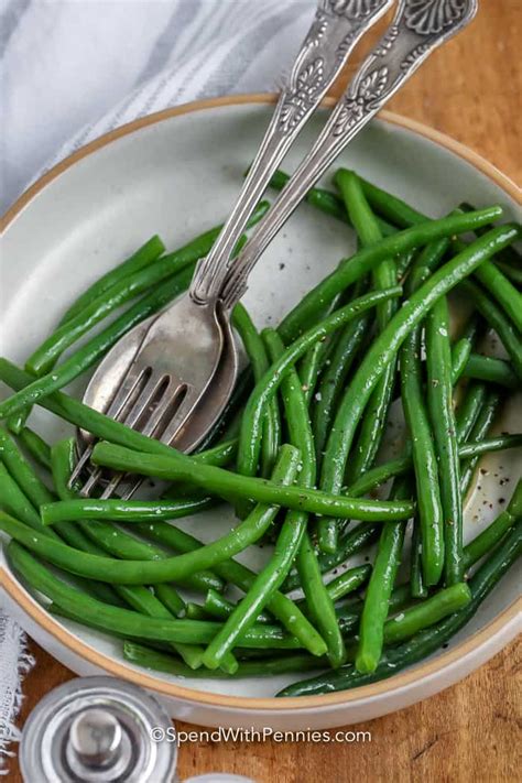 How much fat is in green beans, fresh, steamed - calories, carbs, nutrition