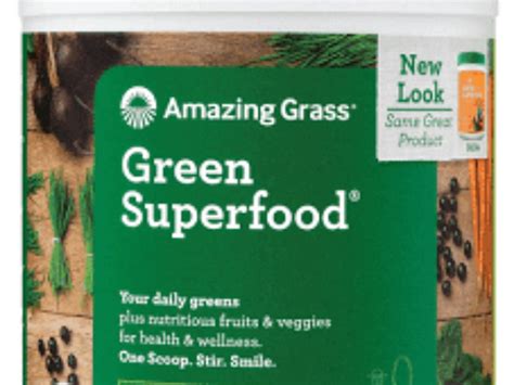 How much fat is in green superfood - calories, carbs, nutrition
