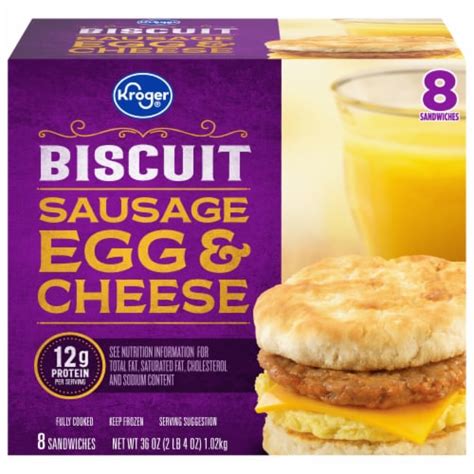 How much fat is in grid sand brkf biscuit sausage egg & cheese - calories, carbs, nutrition