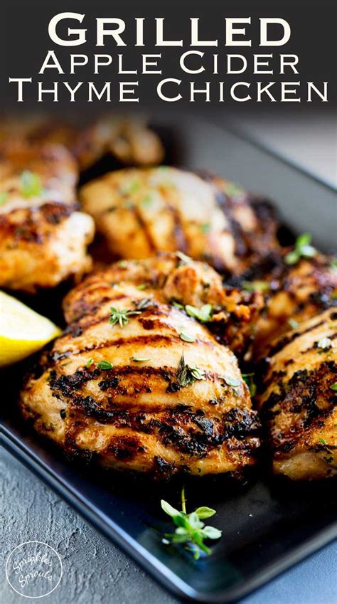 How much fat is in grilled apple cider chicken - calories, carbs, nutrition