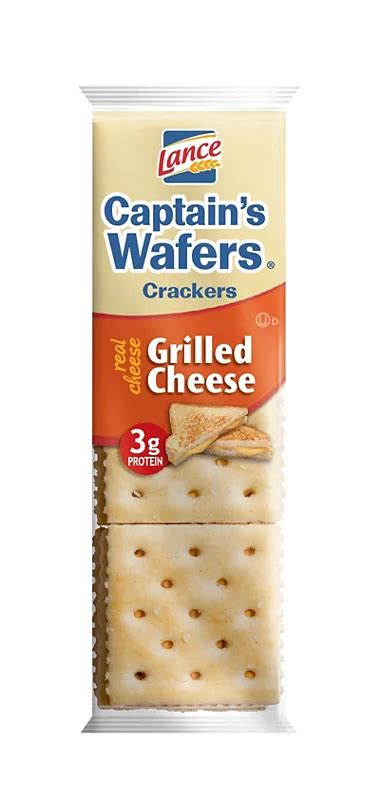 How much fat is in grilled cheese cracker sandwiches - calories, carbs, nutrition