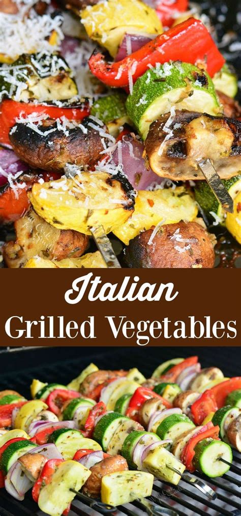 How much fat is in grilled italian vegetables - calories, carbs, nutrition