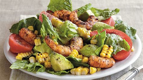 How much fat is in grilled sw shrimp salad - calories, carbs, nutrition