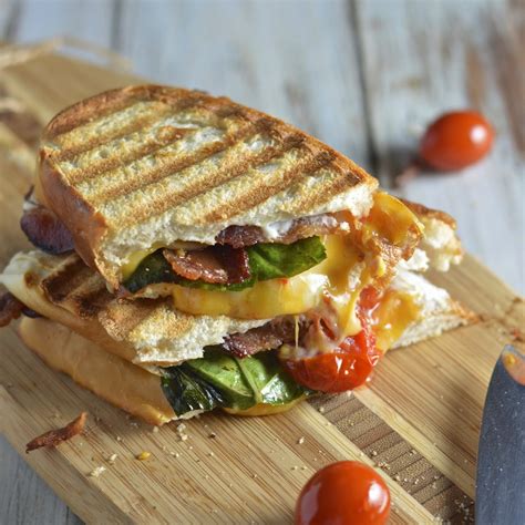 How much fat is in grilled two cheese with roasted tomato - calories, carbs, nutrition