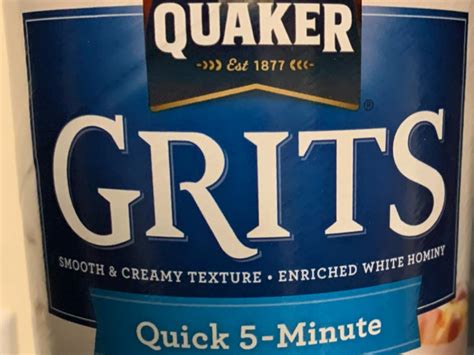 How much fat is in grits - calories, carbs, nutrition