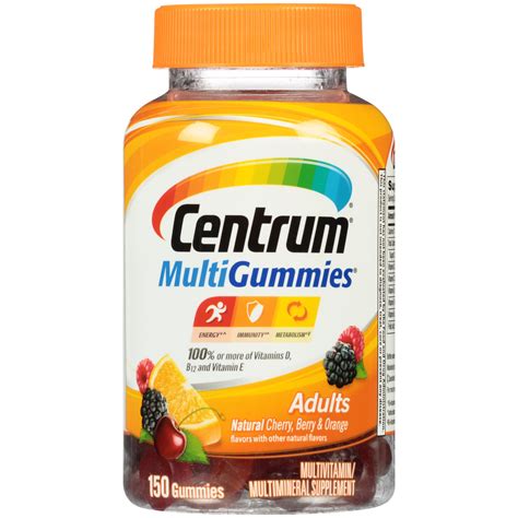 How much fat is in gummies multivitamin - calories, carbs, nutrition