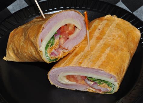 How much fat is in ham american cheese wrap - calories, carbs, nutrition