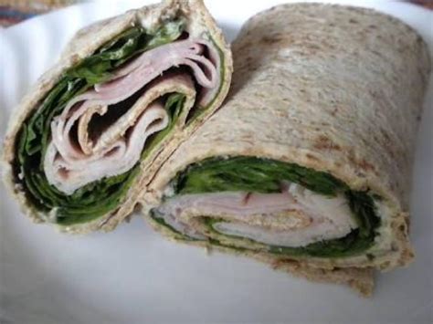 How much fat is in ham and swiss cheese wrap - calories, carbs, nutrition