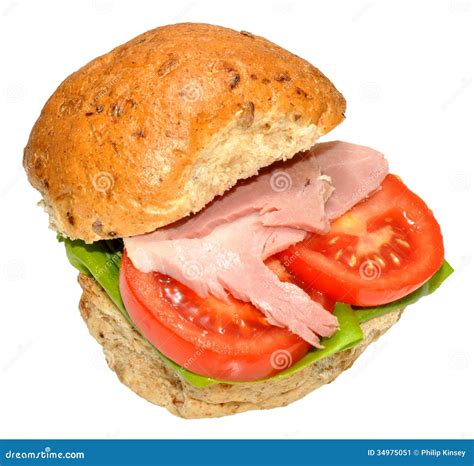 How much fat is in ham salad sandwich roll, acc-st - calories, carbs, nutrition