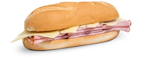 How much fat is in ham turkey sub with swiss cheese - calories, carbs, nutrition