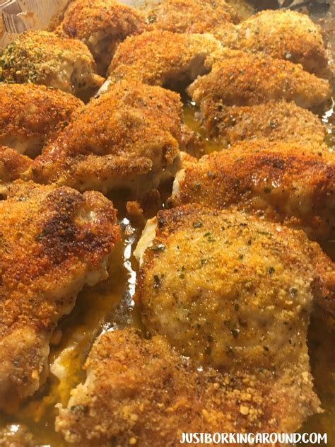 How much fat is in hand breaded chicken thighs - calories, carbs, nutrition