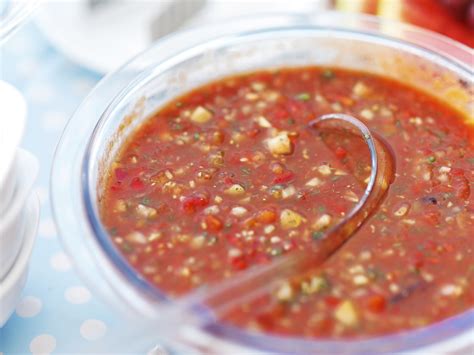 How much fat is in heirloom tomato gazpacho (85515.0) - calories, carbs, nutrition