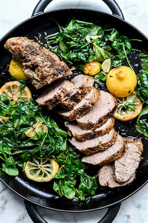 How much fat is in herb-marinated tenderloin - calories, carbs, nutrition