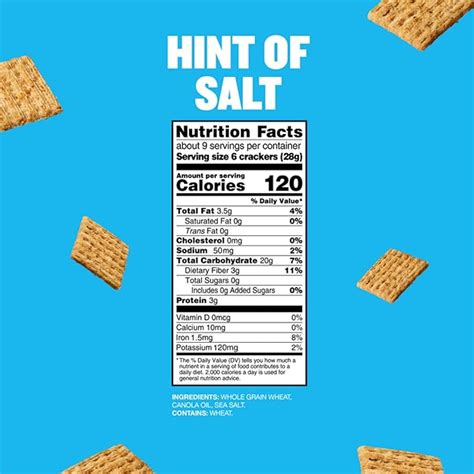 How much fat is in hint of salt 5/14/13 - calories, carbs, nutrition