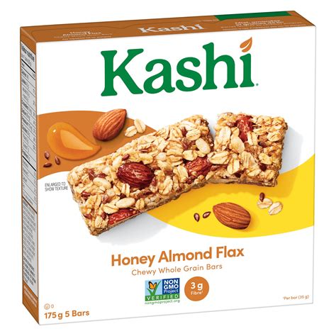 How much fat is in honey almond flax bar - calories, carbs, nutrition